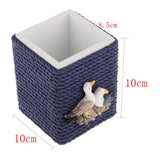 Max Exquisite pencil holder Mediterranean style desktop organizer C - Aladdin Shoppers