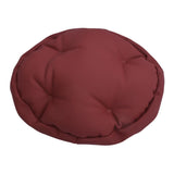 Max Faux Leather Bar Stool Covers Round Chair Seat Protector Burgundy 40x10cm - Aladdin Shoppers