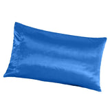 Max Faux Silk Satin Pillowcase 50*76cm Blue - Aladdin Shoppers