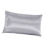 Max Faux Silk Satin Pillowcase 50*76cm Gray - Aladdin Shoppers