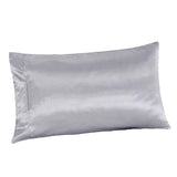 Max Faux Silk Satin Pillowcase 50*76cm Gray - Aladdin Shoppers