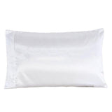 Max Faux Silk Satin Pillowcase 50*76cm White - Aladdin Shoppers