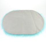 Max Faux Wool Area Rugs Bedside Floor Mat Plush Sofa Cover Seat Pad Light Blue - Aladdin Shoppers