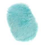 Max Faux Wool Area Rugs Bedside Floor Mat Plush Sofa Cover Seat Pad Light Blue - Aladdin Shoppers