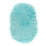 Max Faux Wool Area Rugs Bedside Floor Mat Plush Sofa Cover Seat Pad Light Blue - Aladdin Shoppers