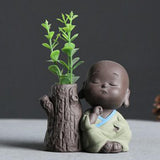 Max Fine purple sand little monks tea pet furnishing tea set decoration Style 02 - Aladdin Shoppers
