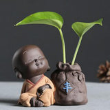 Max Fine purple sand little monks tea pet furnishing tea set decoration Style 03 - Aladdin Shoppers