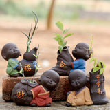 Max Fine purple sand little monks tea pet furnishing tea set decoration Style 05 - Aladdin Shoppers