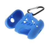 Max Fish Bone Shape Silicone Protective Case Keychain for Apple AirPods Blue - Aladdin Shoppers