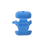 Max Fish Bone Shape Silicone Protective Case Keychain for Apple AirPods Blue - Aladdin Shoppers