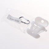 Max Fish Bone Shape Silicone Protective Case Keychain for Apple AirPods White - Aladdin Shoppers