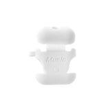 Max Fish Bone Shape Silicone Protective Case Keychain for Apple AirPods White - Aladdin Shoppers
