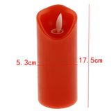 Max Flameless LED Battery Candles Waterproof Flickering Light 5.3 ×5.3 ×17.5cm - Aladdin Shoppers