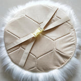 Max Fluffy Faux Fur Seat Cushion Pad Artificial Sheepskin Mat White 40cm - Aladdin Shoppers