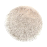 Max Fluffy Faux Fur Seat Cushion Pad Artificial Sheepskin Mat White Gray 33cm - Aladdin Shoppers