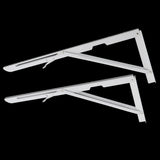 Max Folding Movable Triangle Shelf Bracket K Type Spring Steel Bracket 20inch - Aladdin Shoppers
