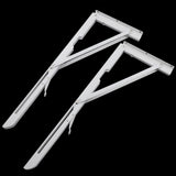 Max Folding Movable Triangle Shelf Bracket K Type Spring Steel Bracket 20inch - Aladdin Shoppers