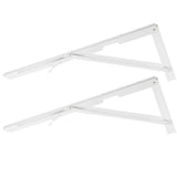 Max Folding Movable Triangle Shelf Bracket K Type Spring Steel Bracket 20inch - Aladdin Shoppers