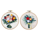 Max Full Range of Embroidery Starter Kit Bouquet Cross Stitch Crafts Style 1 - Aladdin Shoppers