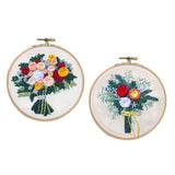 Max Full Range of Embroidery Starter Kit Bouquet Cross Stitch Crafts Style 1 - Aladdin Shoppers