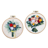 Max Full Range of Embroidery Starter Kit Bouquet Cross Stitch Crafts Style 1 - Aladdin Shoppers