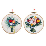 Max Full Range of Embroidery Starter Kit Bouquet Cross Stitch Crafts Style 1 - Aladdin Shoppers