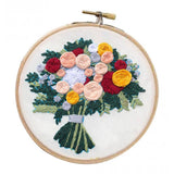 Max Full Range of Embroidery Starter Kit Bouquet Cross Stitch Crafts Style 2 - Aladdin Shoppers