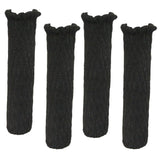 Max Furniture Feet Caps Covers/Knitted Chair Leg Socks 3x11cm Black - Aladdin Shoppers