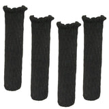 Max Furniture Feet Caps Covers/Knitted Chair Leg Socks 3x11cm Black - Aladdin Shoppers