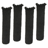 Max Furniture Feet Caps Covers/Knitted Chair Leg Socks 3x11cm Black - Aladdin Shoppers