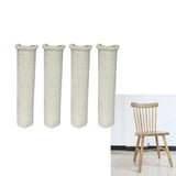 Max Furniture Feet Caps Covers/Knitted Chair Leg Socks 3x11cm White - Aladdin Shoppers