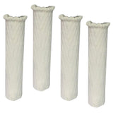 Max Furniture Feet Caps Covers/Knitted Chair Leg Socks 3x11cm White - Aladdin Shoppers