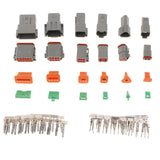 Max Genuine Deutsch DT Series Grey Connector Kits 2 3 4 6 8 12 Pin Pins - Aladdin Shoppers