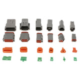 Max Genuine Deutsch DT Series Grey Connector Kits 2 3 4 6 8 12 Pin Pins - Aladdin Shoppers