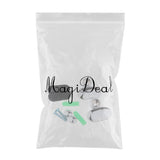 Max Glass Shelf Support Clamp Shelves Brackets Clip Polished Chrome 2Pcs 3-5mm - Aladdin Shoppers