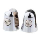 Max Glass Shelf Support Clamp Shelves Brackets Clip Polished Chrome 2Pcs 8-10mm - Aladdin Shoppers