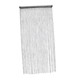 Max Glitter String Curtain Hanging Room Divider Voile Net Curtains Black - Aladdin Shoppers