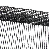 Max Glitter String Curtain Hanging Room Divider Voile Net Curtains Black - Aladdin Shoppers