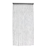 Max Glitter String Curtain Hanging Room Divider Voile Net Curtains Black - Aladdin Shoppers