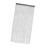 Max Glitter String Curtain Hanging Room Divider Voile Net Curtains Black - Aladdin Shoppers