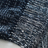 Max Glitter String Curtain Hanging Room Divider Voile Net Curtains Black - Aladdin Shoppers