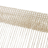 Max Glitter String Curtain Hanging Room Divider Voile Net Curtains Champagne - Aladdin Shoppers