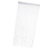 Max Glitter String Curtain Hanging Room Divider Voile Net Curtains Silver - Aladdin Shoppers
