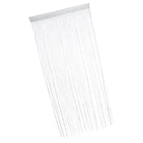 Max Glitter String Curtain Hanging Room Divider Voile Net Curtains Silver - Aladdin Shoppers