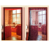 Max Glitter String Curtain Hanging Room Divider Voile Net Curtains Silver - Aladdin Shoppers