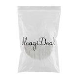 Max Half Round Artificial Wool Sheepskin Floor Mat Fluffy Floor Mat White Black - Aladdin Shoppers