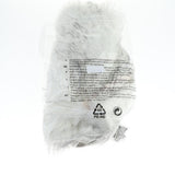 Max Half Round Artificial Wool Sheepskin Floor Mat Fluffy Floor Mat White Black - Aladdin Shoppers