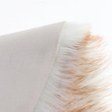 Max Half Round Artificial Wool Sheepskin Floor Mat Fluffy Floor Mat White Yellow - Aladdin Shoppers