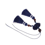 Max Handmade Chinese Knot Tassel Decor Pendant Key Chains Bag Accessories Blue - Aladdin Shoppers