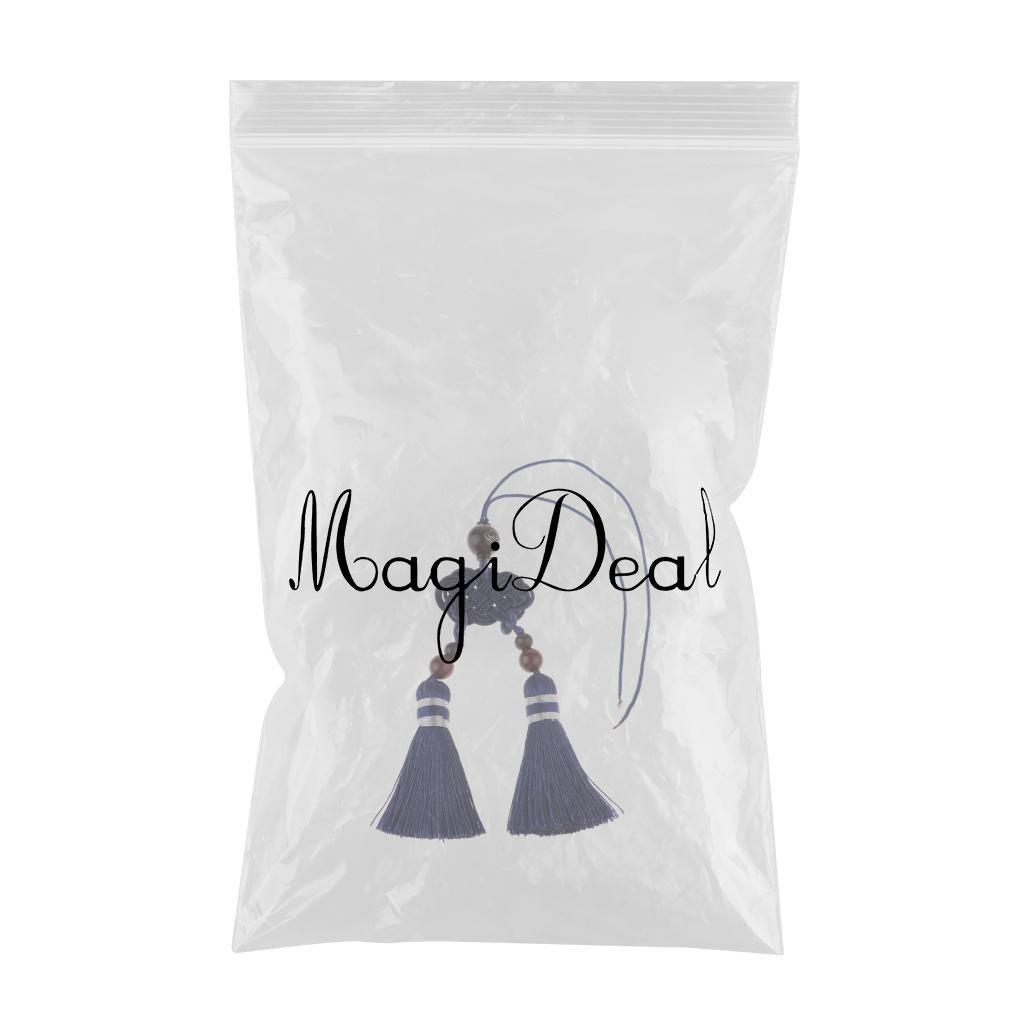 Max Handmade Chinese Knot Tassel Decor Pendant Key Chains Bag Accessories Blue - Aladdin Shoppers